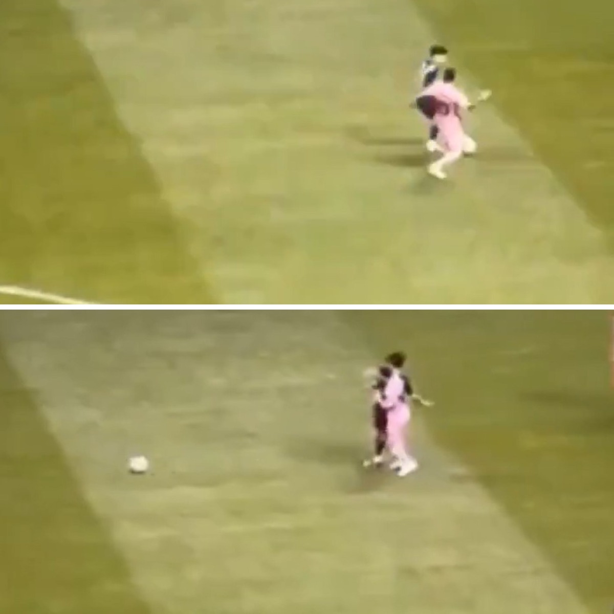 Tình huống khiến Messi bị chỉ trích.