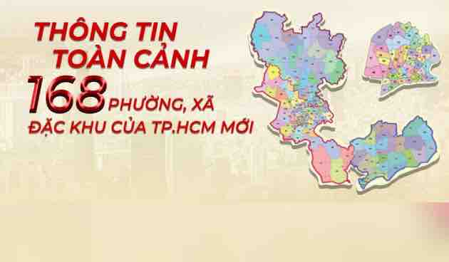 Hướng dẫn tra cứu nhanh 168 phường, xã TP.HCM sau khi sáp nhập
