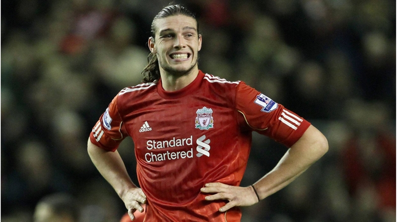 Andy Carroll hồi còn thi đấu cho Liverpool.