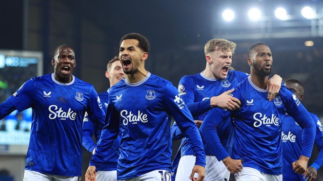Everton là trường hợp thú vị khi đứng thứ 3 trên BXH mọi thời đại.