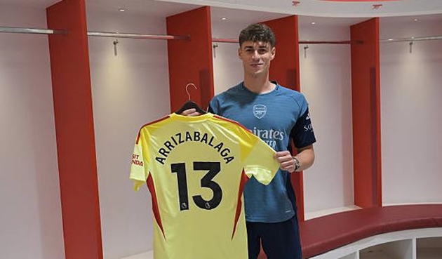 Kepa Arrizabalaga sẵn sàng cạnh tranh sòng phẳng với David Raya.