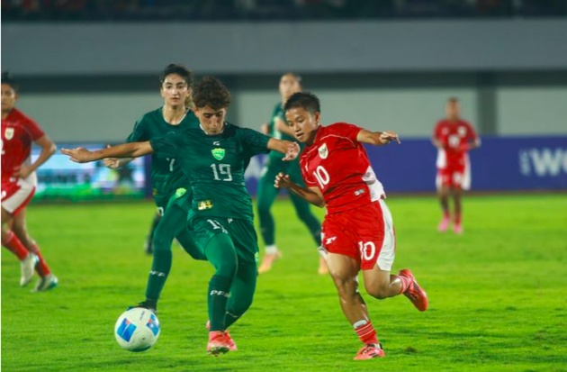 Tuyển nữ Indonesia để thua đối thủ kém hơn 50 bậc trên bảng xếp hạng FIFA.