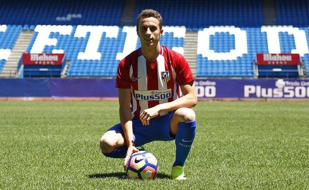 Jota trong màu áo Atletico.