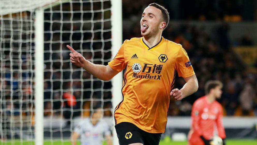 Jota từng toả sáng trong màu áo Wolves.
