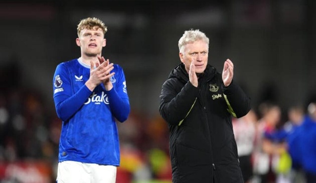 David Moyes xem Branthwaite là hạt nhân