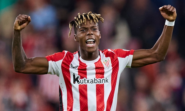 Sao Barca chúc mừng sau khi Nico Williams gia hạn với Bilbao