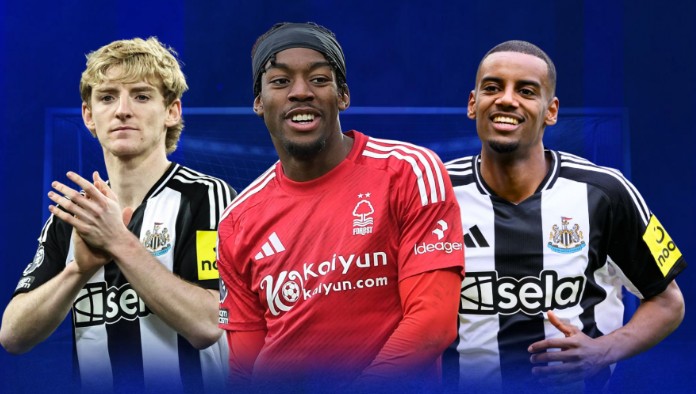 Newcastle nuôi mộng lớn với tam tấu Elanga, Isak, Gordon