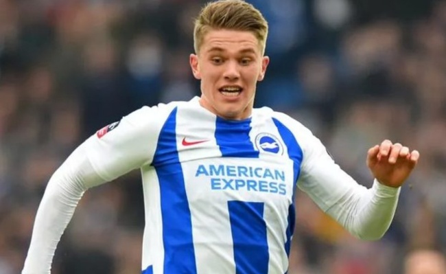 Gyokeres trong màu áo Brighton.