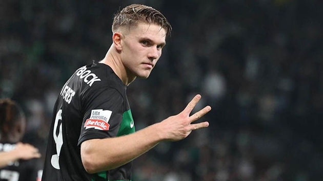 Viktor Gyokeres chờ ngày gia nhập Arsenal.