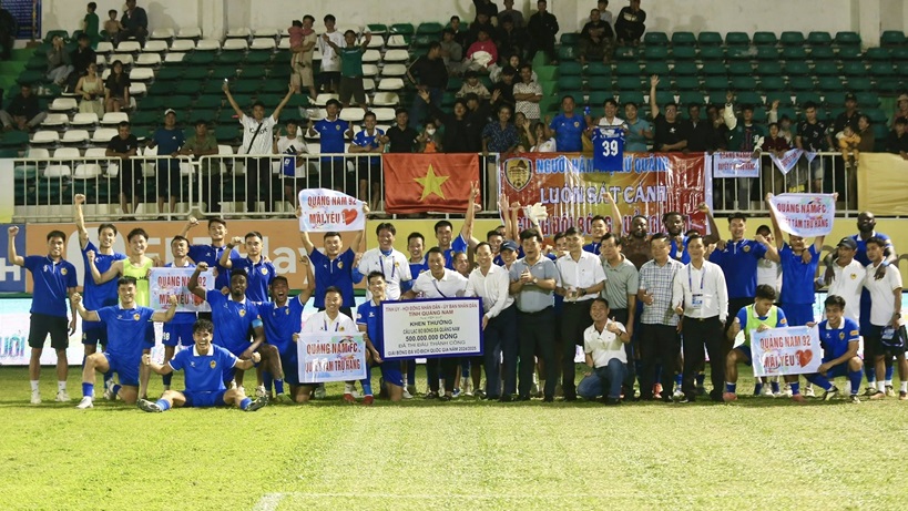 Hiện tại, QNK Quảng Nam sẽ tiếp tục hành trình V.League với tên gọi cũ.