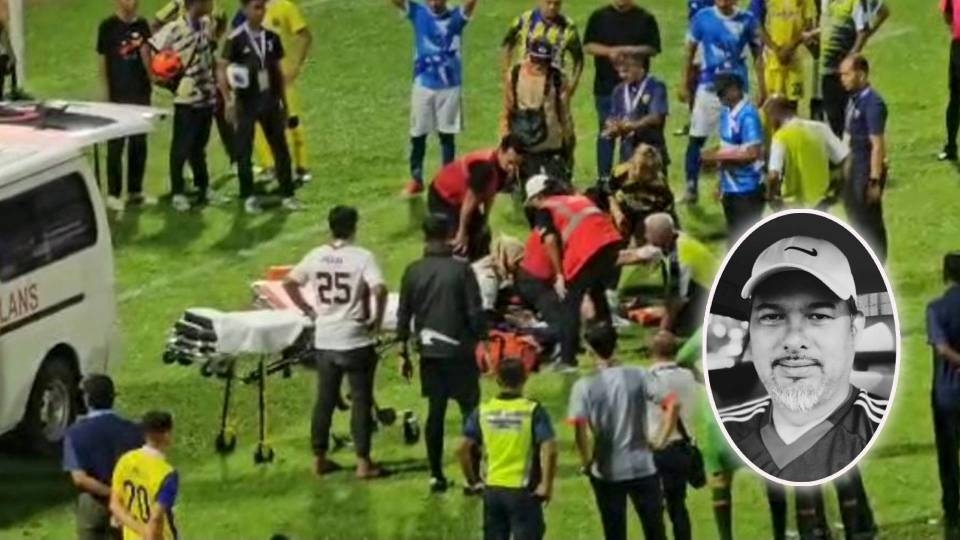 Firos Mohamed đột ngột qua đời trong trận giao hữu giữa các huyền thoại Penang và Kedah.