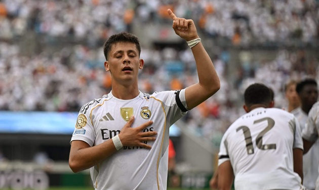 Guler ăn mừng sau khi ghi bàn vào lưới Pachuca
