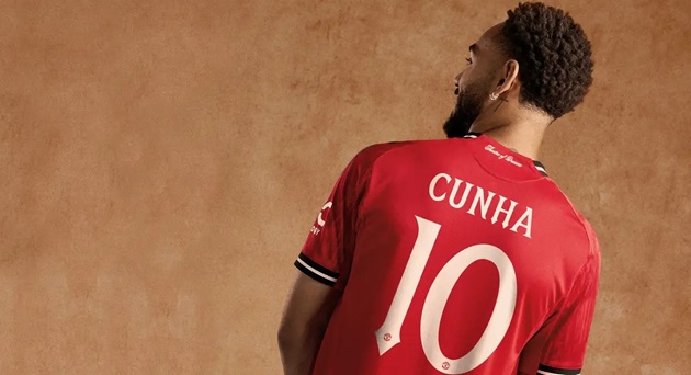 CHÍNH THỨC: Matheus Cunha lấy áo số 10 Man United từ Rashford