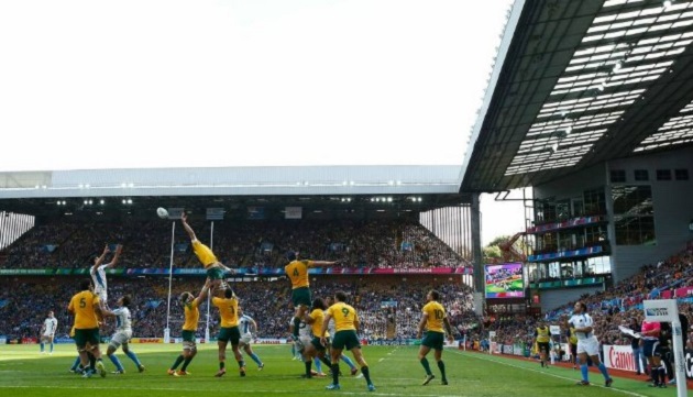 Villa Park tổ chức Rugby World Cup 2015.