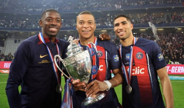 Mbappe có nhiều danh hiệu tại PSG nhưng lại thiếu mất Champions League.
