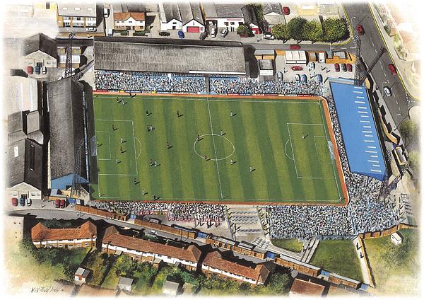 Sân Goldstone Ground cũ trước khi bị phá bỏ.