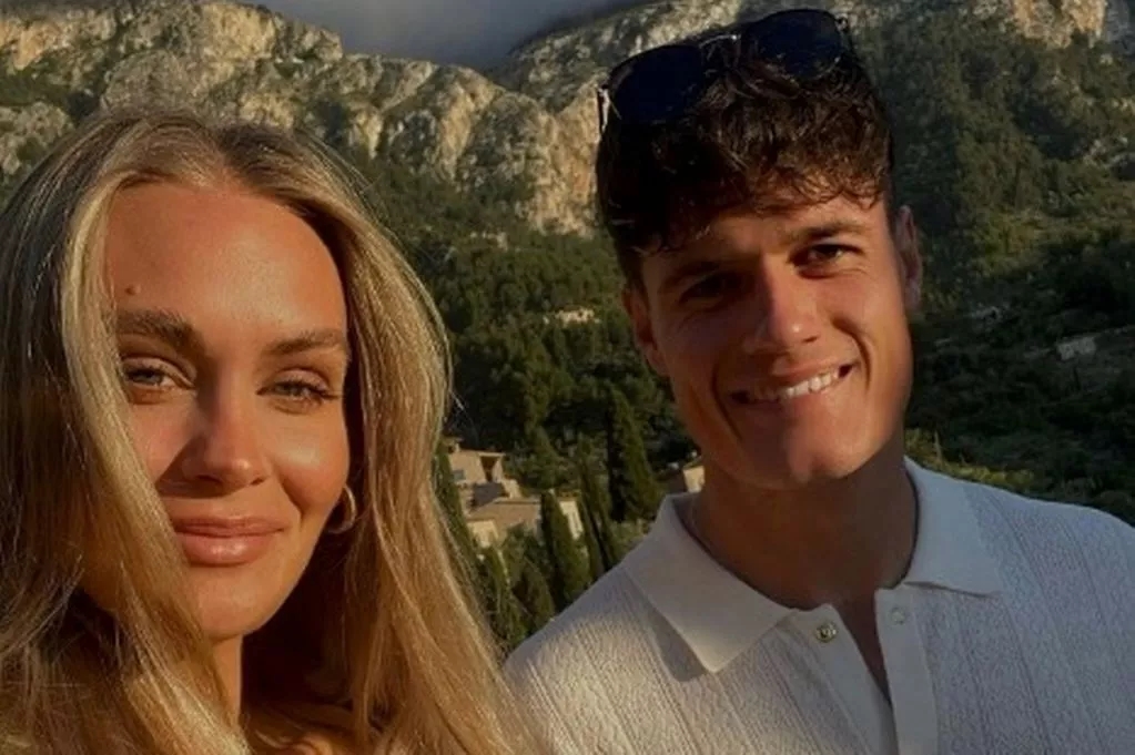 Christian Norgaard và vợ Josefine.