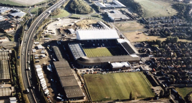 Hình ảnh Elland Road khi nhìn từ trên cao.