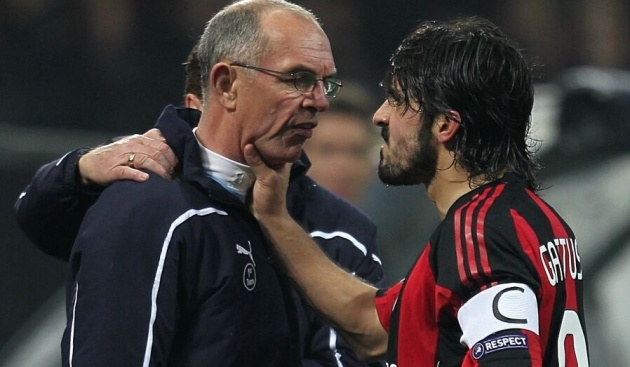 CĐV Tottenham rất không ưa Gattuso.