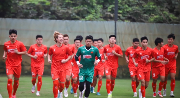 Bộ khung của U23 Việt Nam.