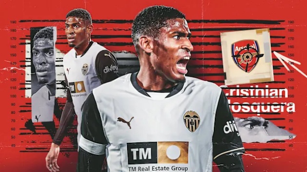 Tân binh Mosquera và hồi chuông chia ly cho Kiwior ở Arsenal