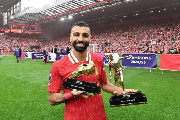 Salah trải qua mùa giải bùng nổ với Liverpool.