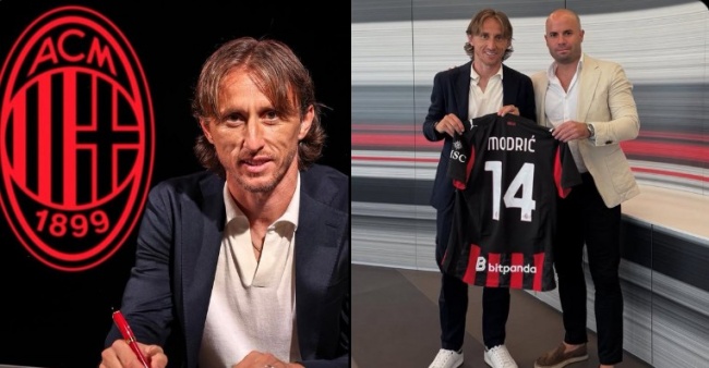 CHÍNH THỨC! Luka Modric ký hợp đồng với AC Milan