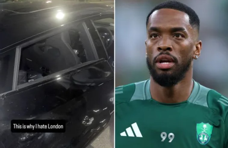 Ivan Toney bức xúc vì bị kẻ trộm phá xe khi trở lại London