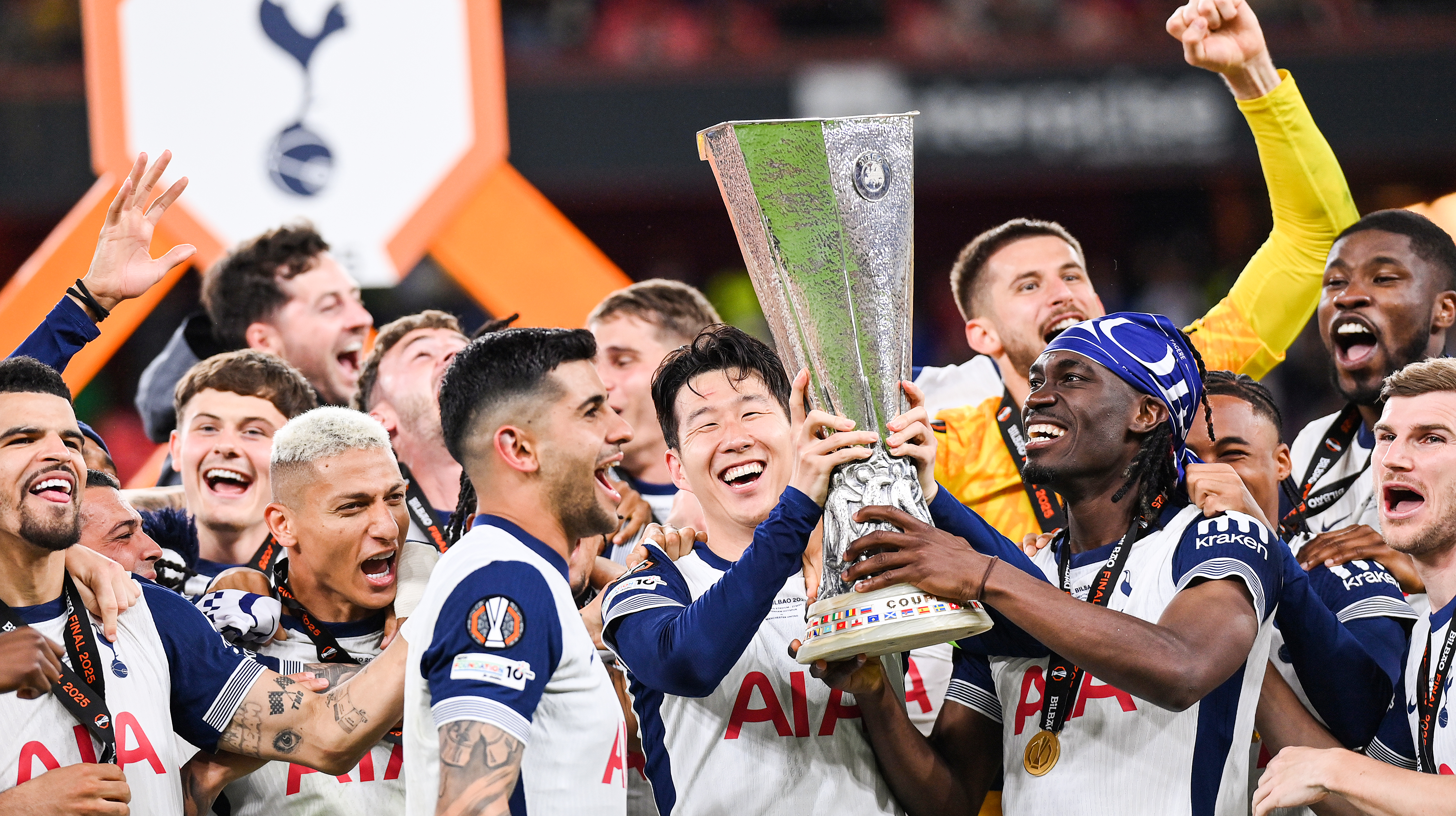 Spurs và danh hiệu Europa League mùa giải vừa qua.