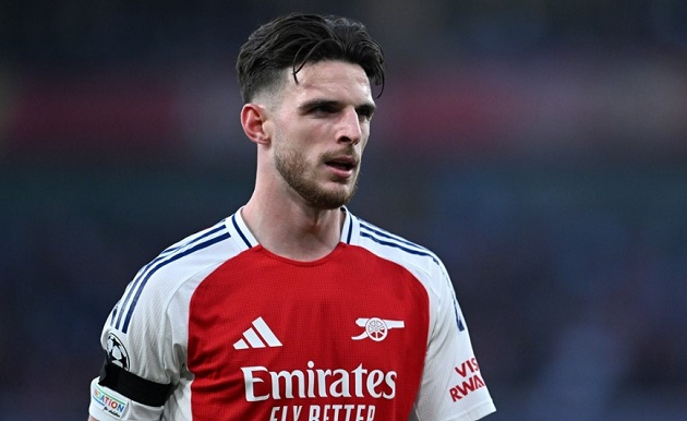Declan Rice, Fabio Vieira vắng mặt tại trại huấn luyện Arsenal