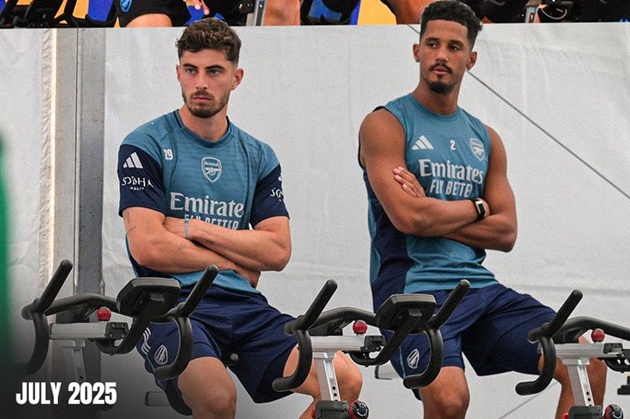 CĐV Arsenal sững sờ khi chứng kiến màn lột xác thể hình của Kai Havertz