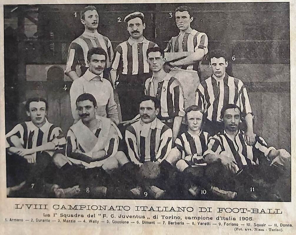 Juventus giành Scudetto đầu tiên vào năm 1905