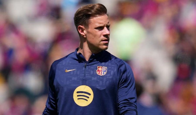 Tương lai bất ổn, Ter Stegen tập luyện một mình tại Barcelona