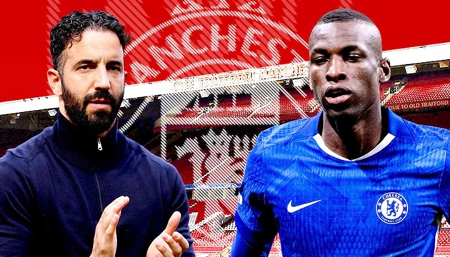 Ảnh minh họa cho bài viết về Vồ hụt Mbeumo, Nicolas Jackson là "chân ái" với Man Utd?