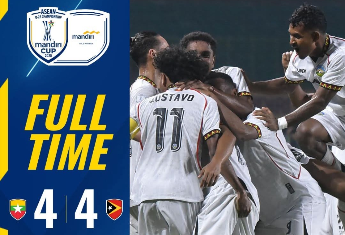 U23 Timor Leste gây choáng cho Malaysia trong trận cầu 8 bàn thắng