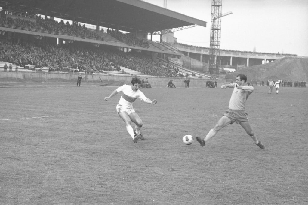 Olympique Lyonnais đối đầu FC-Sochaux tháng 1 năm 1968.