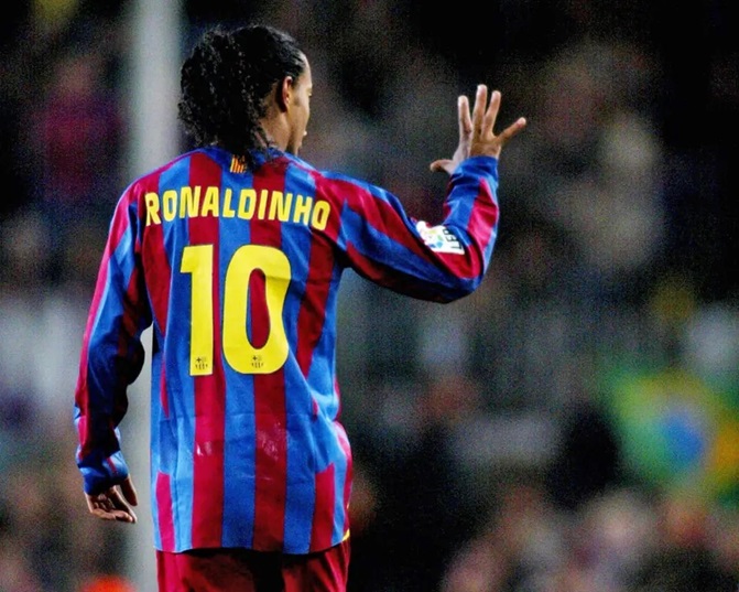 Ronaldinho ở Barca.