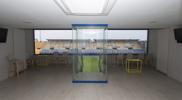 Phòng VIP tại sân Estadio de la Ceramica