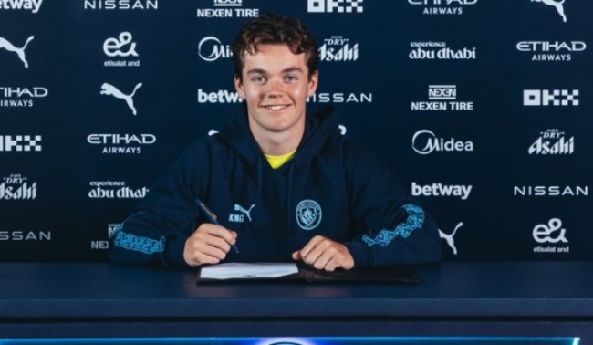 CHÍNH THỨC! Man City công bố thương vụ Sverre Nypan, hợp đồng 5 năm