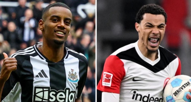 Liverpool và Newcastle đảo ngược tình thế ở thương vụ Ekitike và Isak