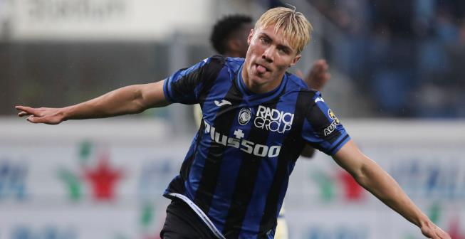 Hojlund từng bùng nổ trong màu áo Atalanta.
