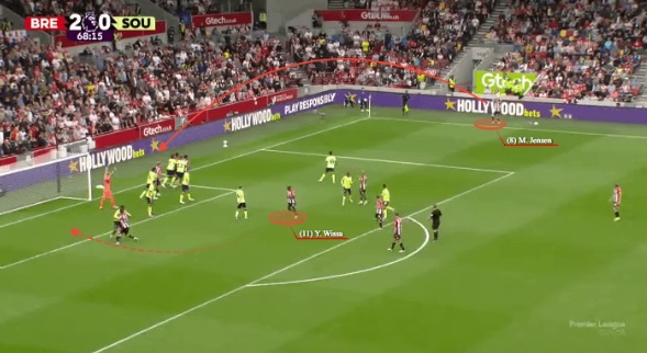 Những pha ném biên của Brentford dưới thời Frank mang đến tính đột biến khá cao.