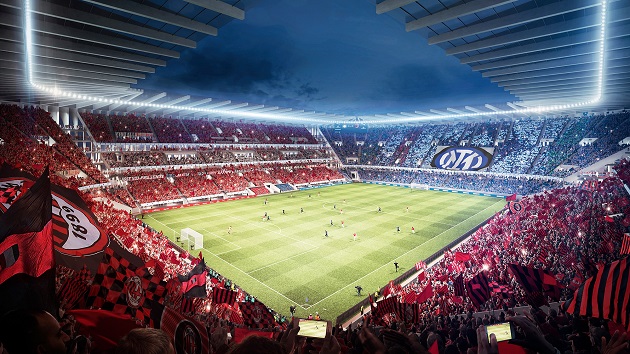 Bầu không khí ở San Siro trong trận derby Milan trứ danh.