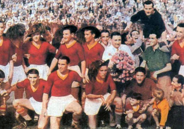 Roma là nhà vô địch Serie A vào năm 1942.