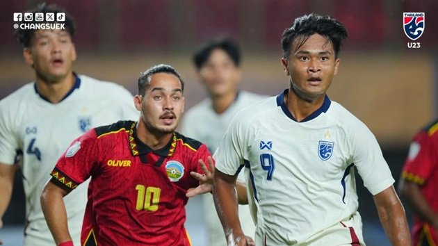 U23 Timor Leste rất nỗ lực nhưng không thể có được bàn thắng.