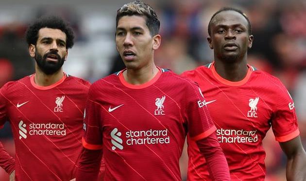 Bộ 3 tấn công lợi hại của Liverpool.