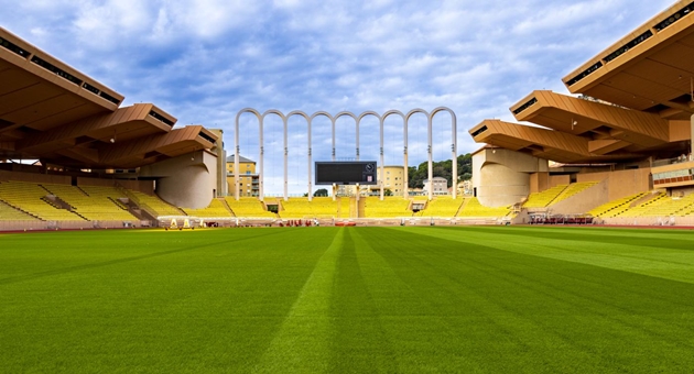 Sân Stade Louis II được khánh thành vào năm 1981.