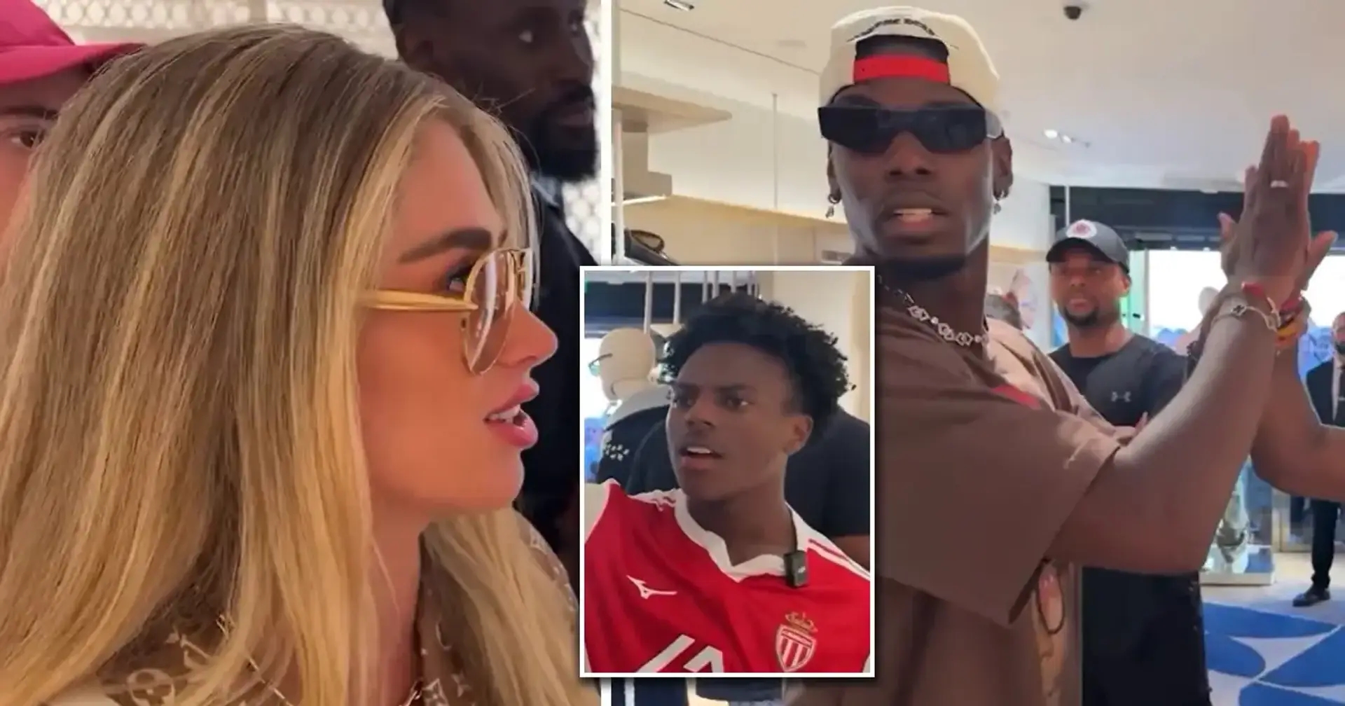 Phản ứng bất ngờ của vợ Pogba khi anh "tay bắt mặt mừng" với Streamer