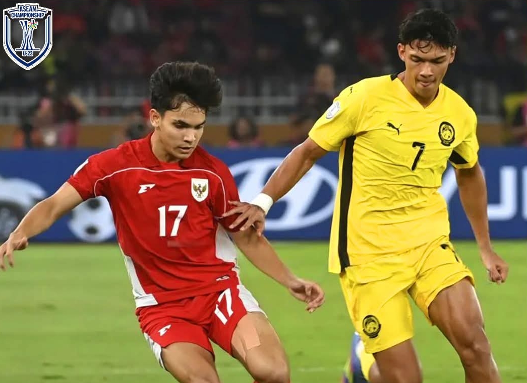 Ảnh minh họa cho bài viết về Hòa không bàn thắng, U23 Indonesia tiễn Malaysia về nước