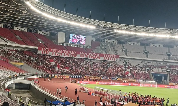 Khung cảnh khác biệt trong trận U23 Indonesia đối đầu Malaysia
